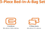 Amazon Basics 3-Piece Soft Microfiber Kids' Comforter and Pillow Sham Set - Image 3