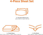 Amazon Basics Kid's Soft, Breathable, Easy-Wash Microfiber 4-Piece Sheet Set - Image 5