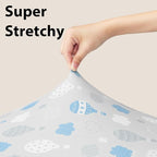 Baby Crib Sheets for Boys and Girls, 3 Pack Toddler Bed Sheets for 52”x28” - Image 4