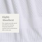 NY Loft 100% Cotton 2 Pack Bath Sheet Towel Set | Absorbent Quick-Dry Oversize - Image 7