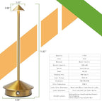 2 Pack Cordless LED Table Lamp, Rechargeable 5200mAH Battery Operated Lamp - Image 3