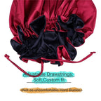 Adjustable Silk Satin Bonnet Hair Care Caps - Image 3