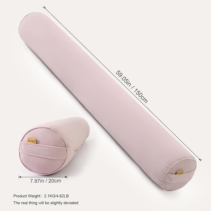 Body Pillow for Adults, Long Round Pillow, Big Cylindrical Pillow, Large Full - Image 2