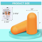 TICONN 20 Pairs Foam Ear Plugs, Individually Wrapped 32dB NRR Noise Reduction - Image 2