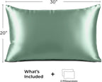 Pure Bedding Satin Pillowcase 2 Pack - Image 6