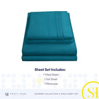 Twin Sheets - Breathable Luxury Sheets - 1800 Supreme Collection Extra Soft - Image 4