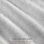 BIOWEAVES 100% Organic Cotton 6-Piece Luxury Bathroom Towels Set GOTS Certified - Image 5