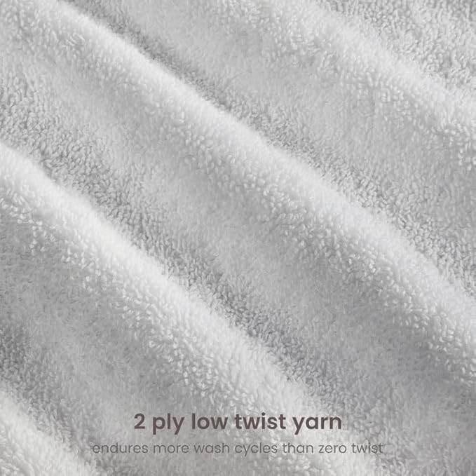 BIOWEAVES 100% Organic Cotton 700 GSM Luxury Wash Cloths GOTS Certified 13" x - Image 4