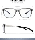 ANYLUV Blue Light Glasses for Men, Lightweight Computer Gaming Glasses - Image 3
