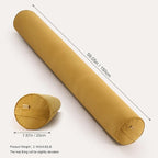 Long Round Bolster Pillow for Adults, Soft Cylinder Roll Pillow for Bed & Couch - Image 2