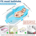 Baby Bath Support Mesh Pad Newborn Bath Tub Seat Net Non-Slip Baby Tub Mat - Image 3