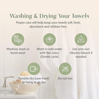 Springtree Home Luxury Bamboo Rayon Bath Towel Set 6 Piece Set | 35% Bamboo - Image 7
