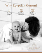 Set of 4 Pillow Cases Queen Standard, 800 TC 100% Egyptian Cotton, Silky Soft - Image 5
