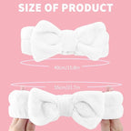 WSYUB Spa Headband, Fluffy Makeup Headbands, Slumber Party Supplies, Facial - Image 2