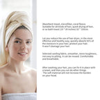 Microfiber Hair Towel Quick Dry Hair Towel Hair Drying Towels Suitable - Image 4