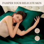 Mulberry Silk Pillowcase for Hair and Skin Standard Size, Silk Pillowcase 20"X - Image 2