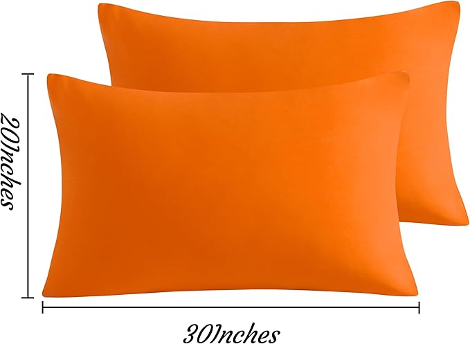 NTBAY Queen Pillow Cases Set, 2 Pack Brushed Microfiber 20x30 Inches, Stain - Image 3