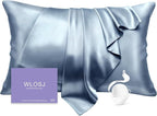 100% Silk Pillow Cases King Size Mulberry Silk Pillowcase by WLOSJ