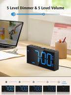 Vibrating Alarm Clock for Heavy Sleepers – Loud Bed Shaker, Dual Alarms - Image 4