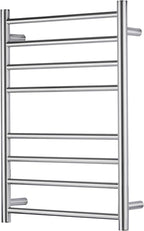 Towel Warmer Polished Chrome for Bathroom Wall Mounted Drying Rack Plug-in by SHARNDY