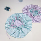 Adjustable Silk Satin Bonnet Hair Care Caps - Image 6