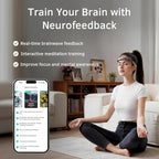 EEG Neurofeedback Headband for Meditation & Brainwave Monitoring, Real-Time - Image 3