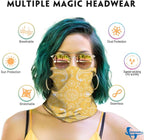 Venswell Neck Gaiter Face Mask Men Women, Seamless Bandana Rave Face Cover - Image 2