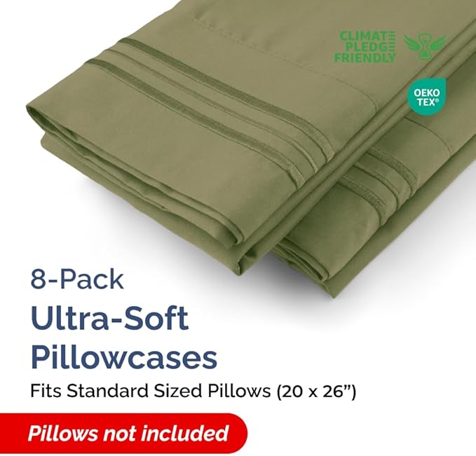 Standard Pillow Cases Set of 8 - Image 2