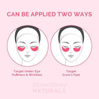 Under Eye Patches for Puffiness and Dark Circles: Caffeine Gel Masks for - Image 5