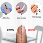 2PCS Cuticle Pusher and Cutter Remover, Xunxmas Salon Nail Scraper - Image 7