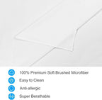 Lirex 2-Pack Queen Size Flat Sheet Set, Ultra-Soft Brushed 1800 Microfiber - Image 2