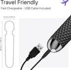 bed geek Handheld Cordless Personal Wand Massager – Waterproof, USB Rechargeable - Image 6