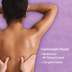 ForPro Premium Flannel 3-Piece Massage Sheet Set, - Image 6