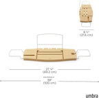 Umbra Aquala Bathtub Tray Extendable Caddy - Image 3