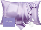 100% Silk Pillow Cases King Size Mulberry Silk Pillowcase by WLOSJ