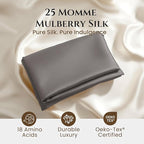 THXSILK 100% Silk Pillowcase for Hair and Skin Luxury 25 Momme Mulberry Silk - Image 6