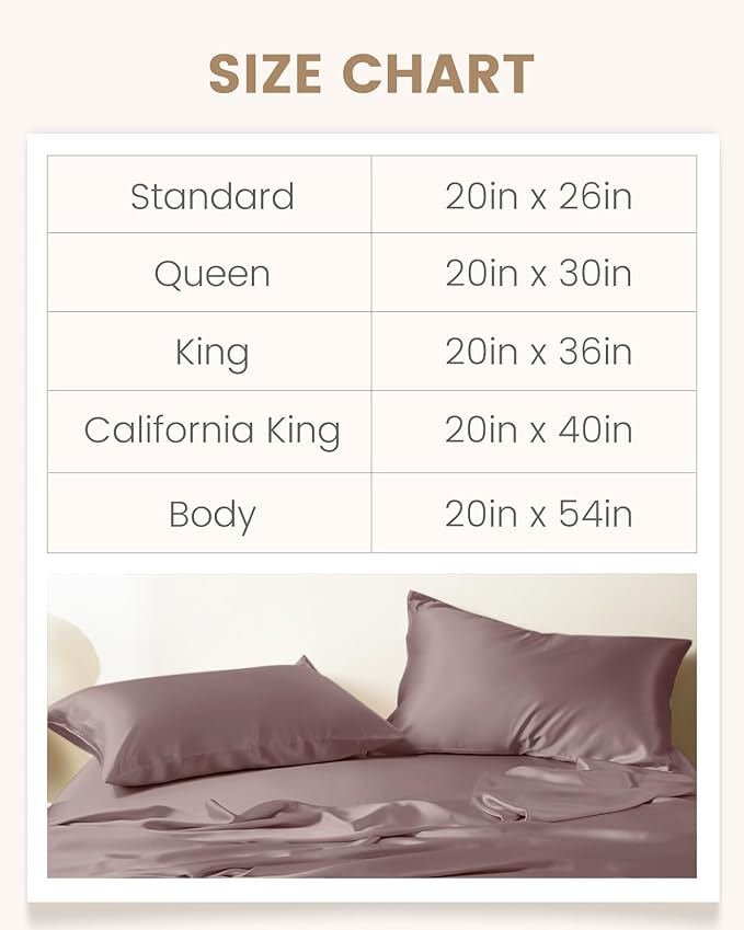 THXSILK Set of 2 100% Pure Mulberry 6A+ Silk Pillowcases - Image 9