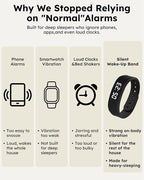 Vibrating Alarm Clock Watch for Heavy Sleepers, Silent Wake Up Bracelet & Smart - Image 7