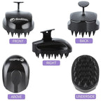 Sosoon Scalp Massager Shampoo Brush, Hair Scalp Scrubber Shower Hair Brush Head - Image 2