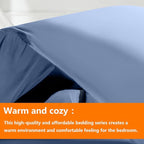 TAIMIT Slate Blue King Comforter Set - Image 2