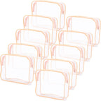 Tbestmax 10 Pack Clear Cosmetic Bags Makeup Bags Portable Waterproof TSA by Tbestmax