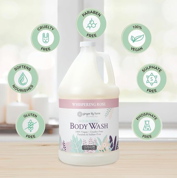 Ginger Lily Farms Botanicals Nourishing Body Wash, 100% Vegan & Cruelty-Free - Image 4