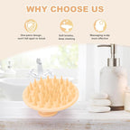 Meartchy Silicone Scalp Massager Shampoo Brush, Scalp Scrubber - Image 6