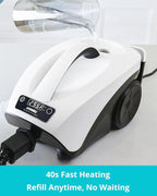 Steam Cleaner: 40s Fast Heating-0.66Gal Large Tank-21 PCS Kit-No Cooling-Refill - Image 6