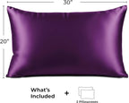 Pure Bedding Satin Pillowcase 2 Pack - Image 6