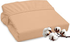 ROYALE LINENS 300 Thread Count 100% Long Staple Combed Cotton Fitted Sheet Full by ROYALELINENS