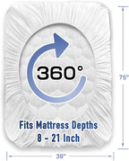 MATBEBY Twin Size Mattress Pad - Image 5