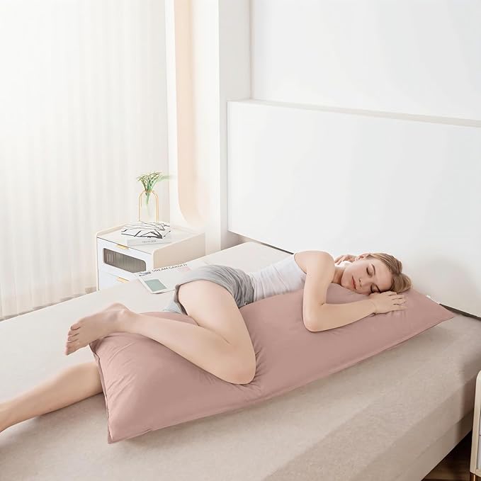 Goose Down Body Pillows for Adults, Large Body Pillow for Side Sleeper - Image 2