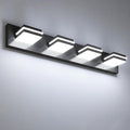 VOLISUN Modern 30-Inch Black Bathroom Vanity Light Fixtures, Cool White LED by VOLISUN