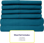 Sweet Home Collection 6 Piece 1500 Supreme Collection Brushed Microfiber Deep - Image 4